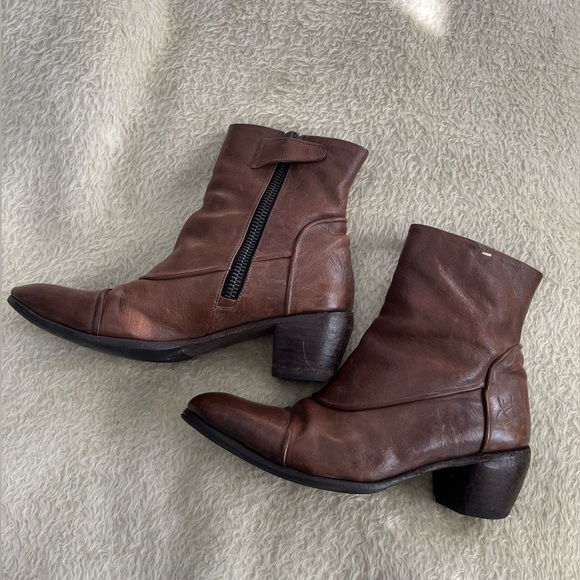 John Fluevog Passage Preet Ankle Boot - Brown - Size 10 - Picture 4 of 12